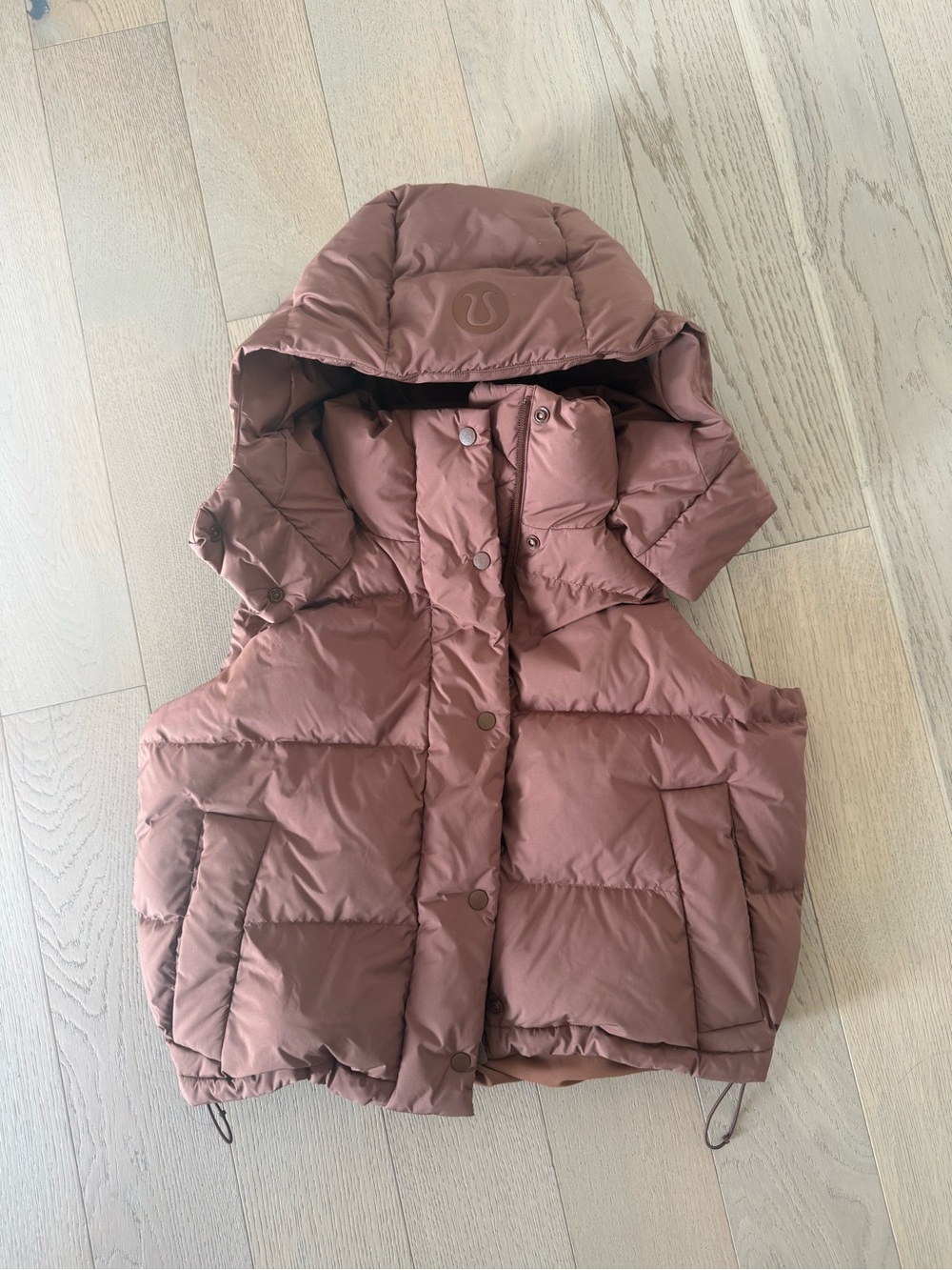 Lululemon wunder puff vest - light brown
